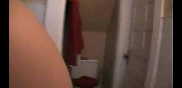  Hot bitch farts on the toilet